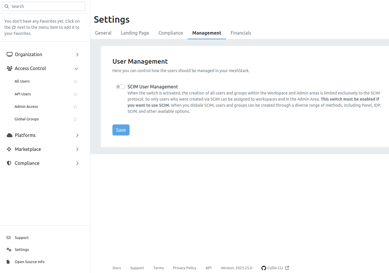SCIM User Management